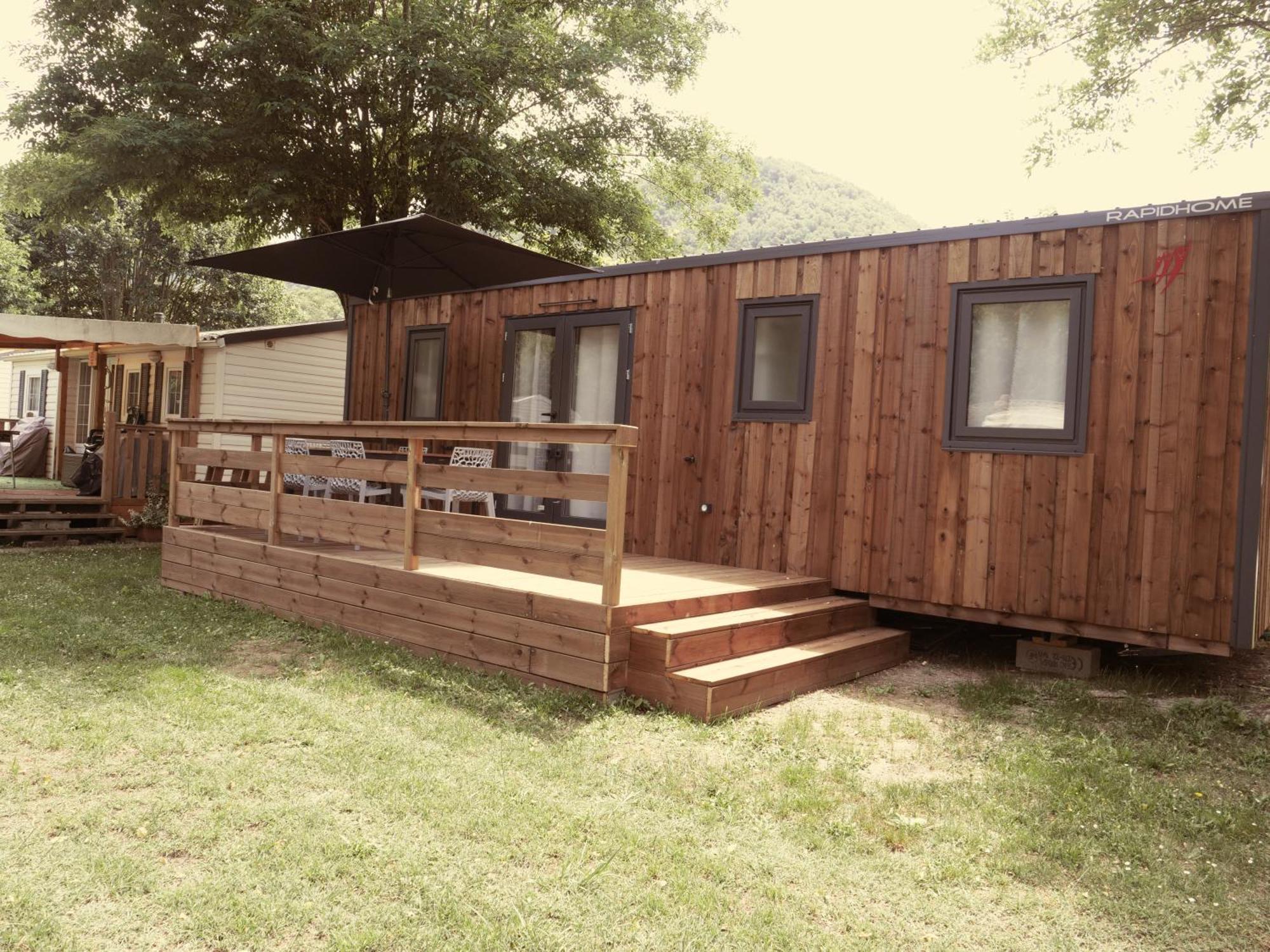 Camping Pays De Beille Les Cabannes  Exterior foto